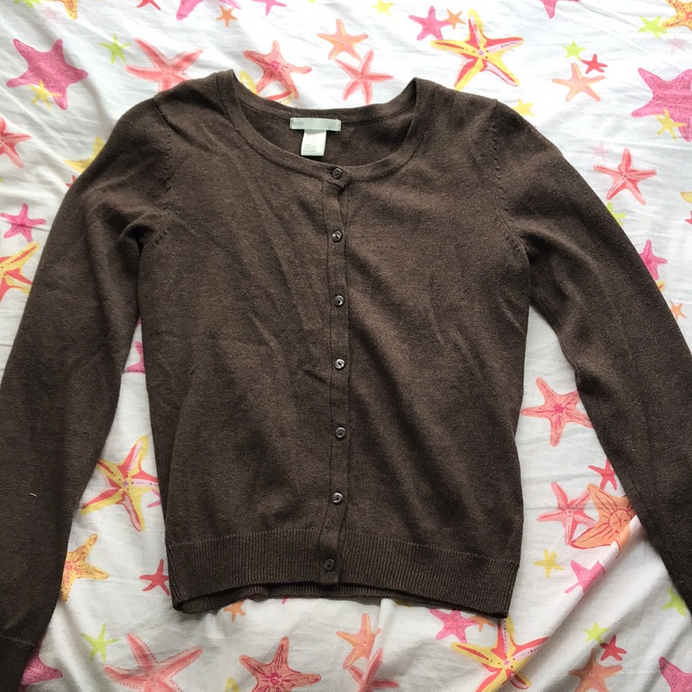 H&M button down sweater